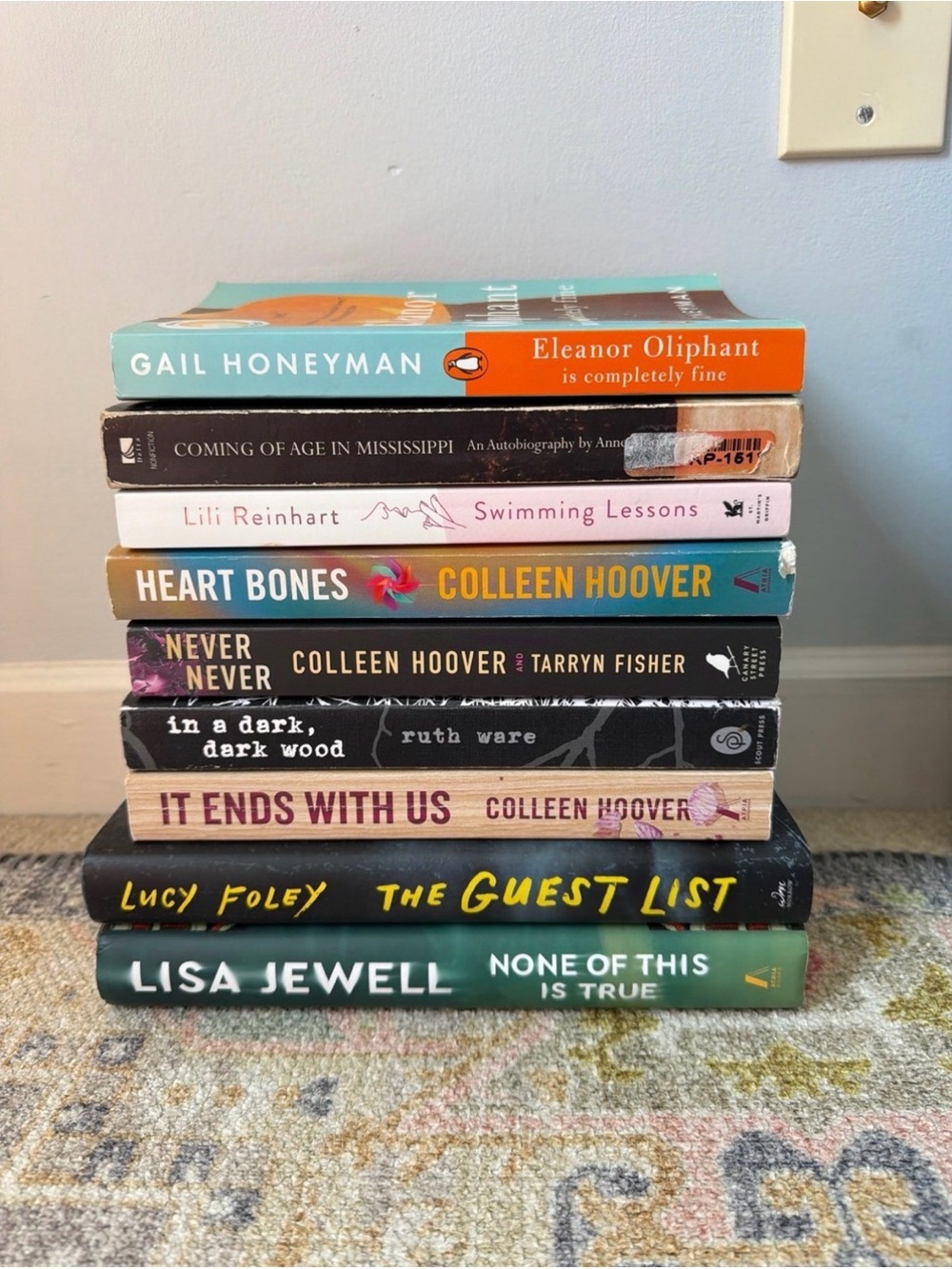 Stack of Assorted Paperback Books - Multicolor